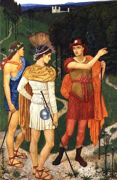 Tři cesty od Walter Crane