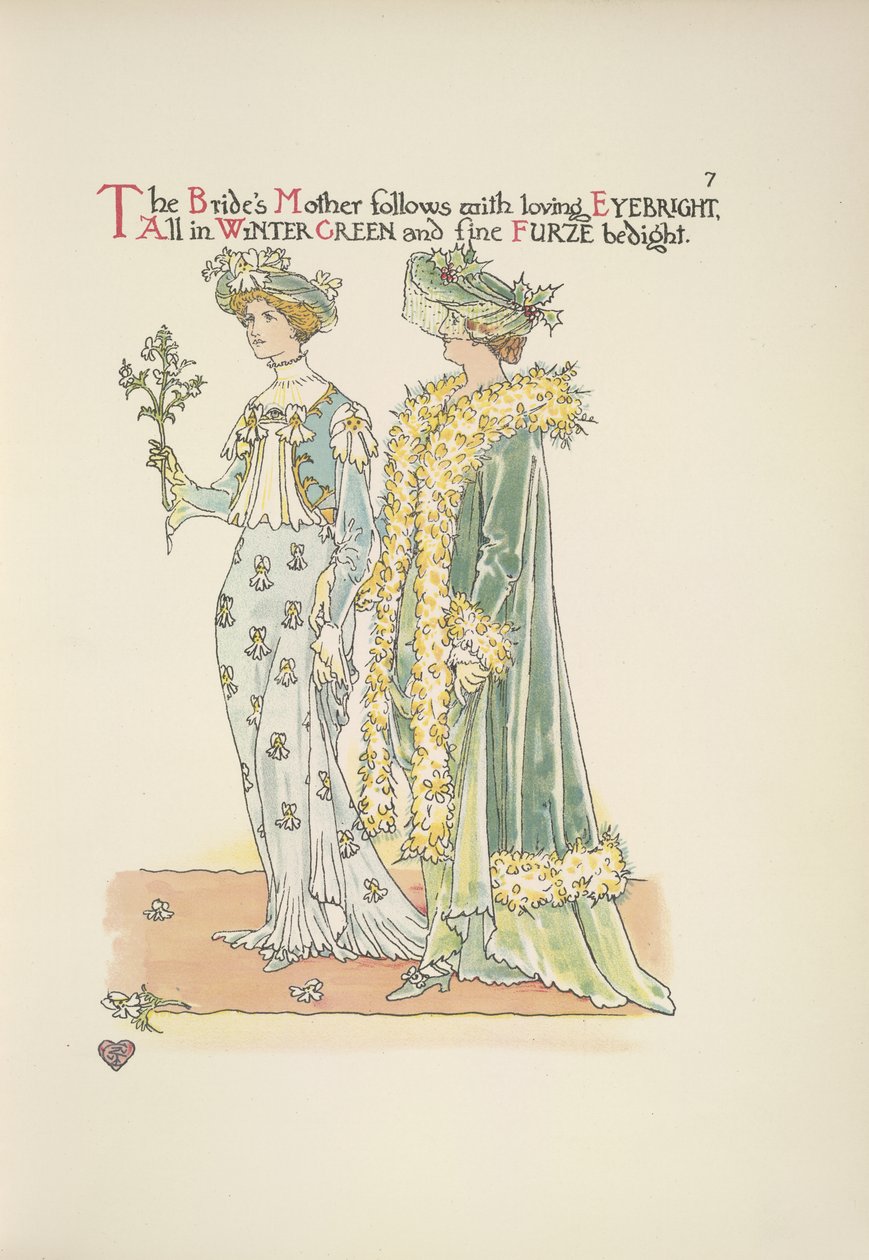 Matka nevěsty následuje s láskyplným Eyebrightem od Walter Crane