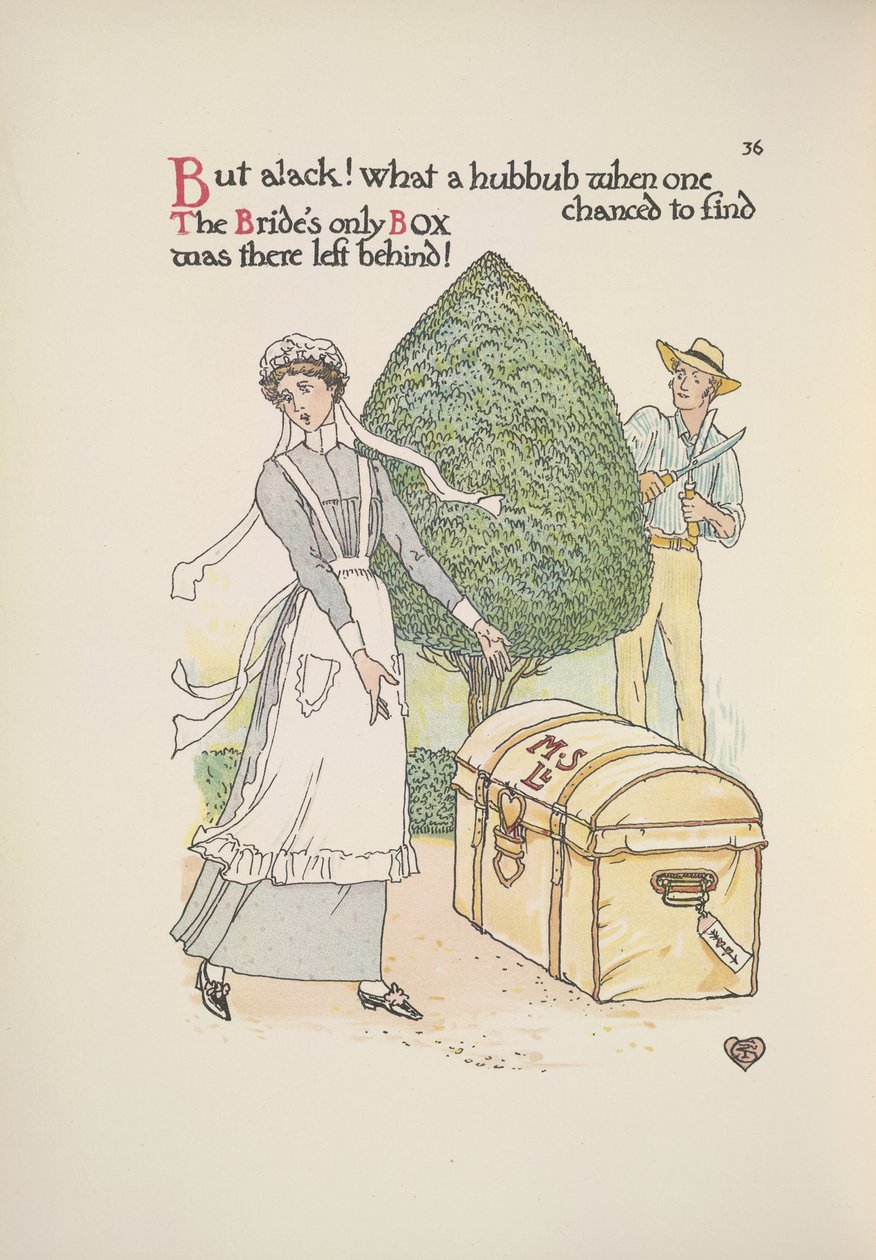 Jediná krabice nevěsty zůstala pozadu od Walter Crane