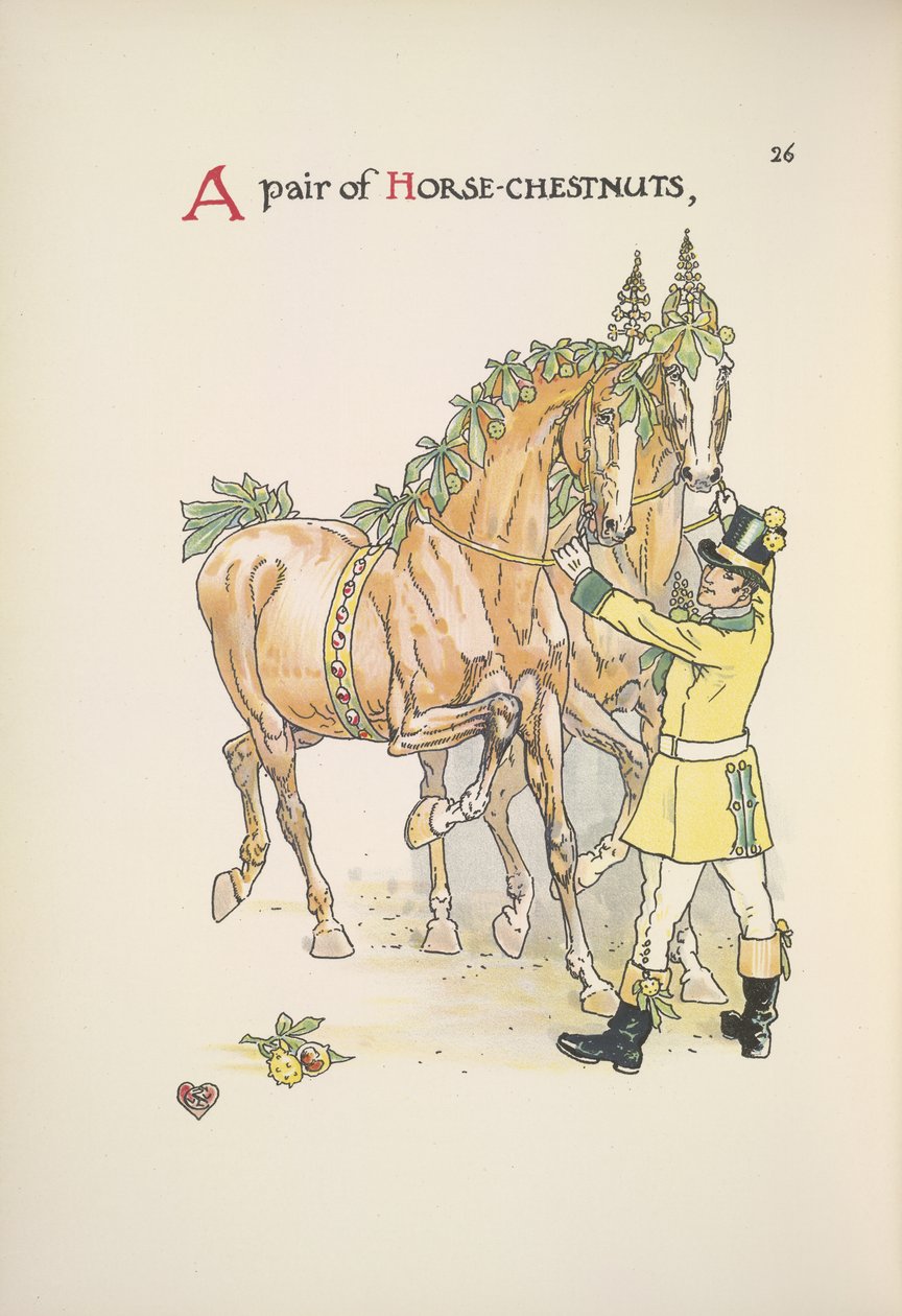 Dva koně od Walter Crane