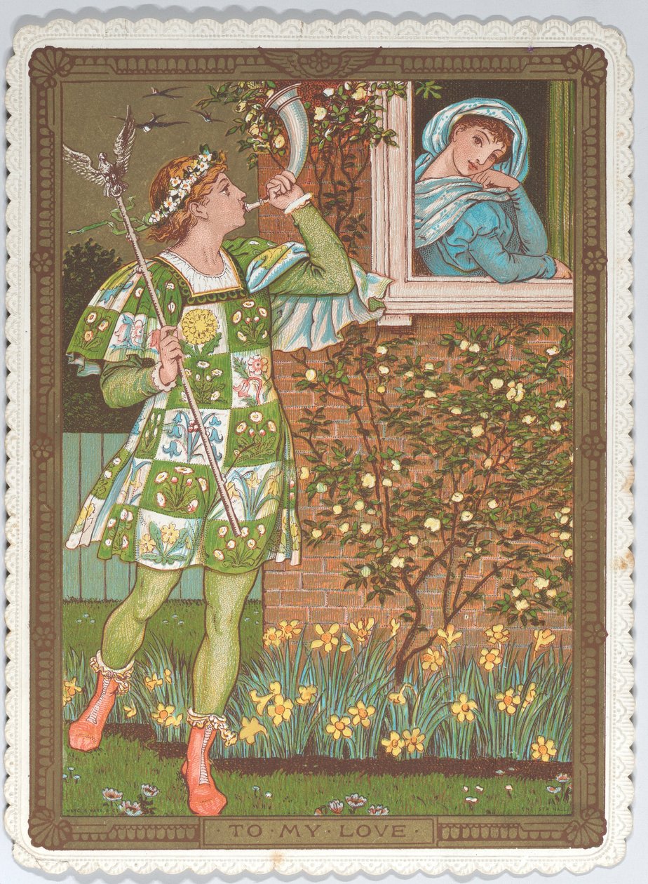 Valentýnka od Walter Crane
