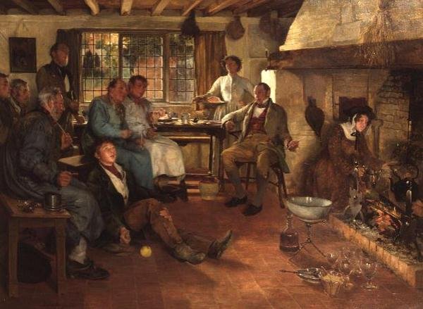 Příprava punče od Walter Dendy Sadler