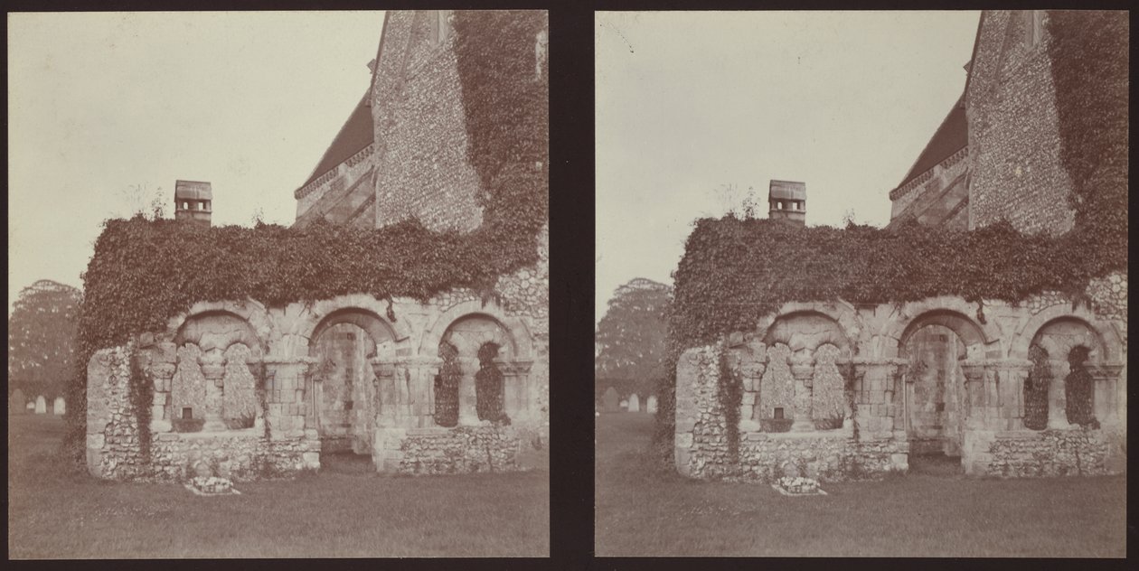 Boxgrove Priory, Boxgrove, Chichester, West Sussex, 1913. od Walter Edward Zehetmayr