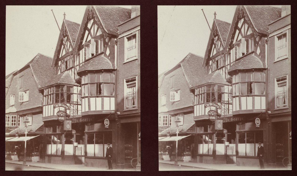 Old George Inn, 17 High Street, Salisbury, Wiltshire, 1913. od Walter Edward Zehetmayr