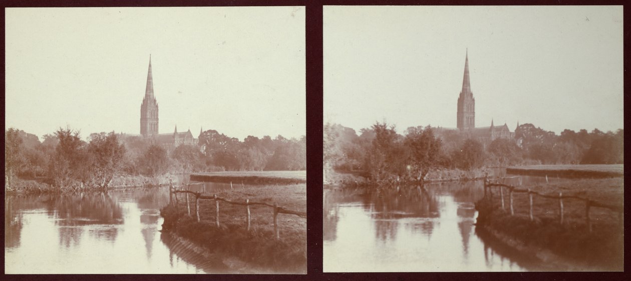 Katedrála v Salisbury, Salisbury, Wiltshire, Wiltshire, 1913. od Walter Edward Zehetmayr