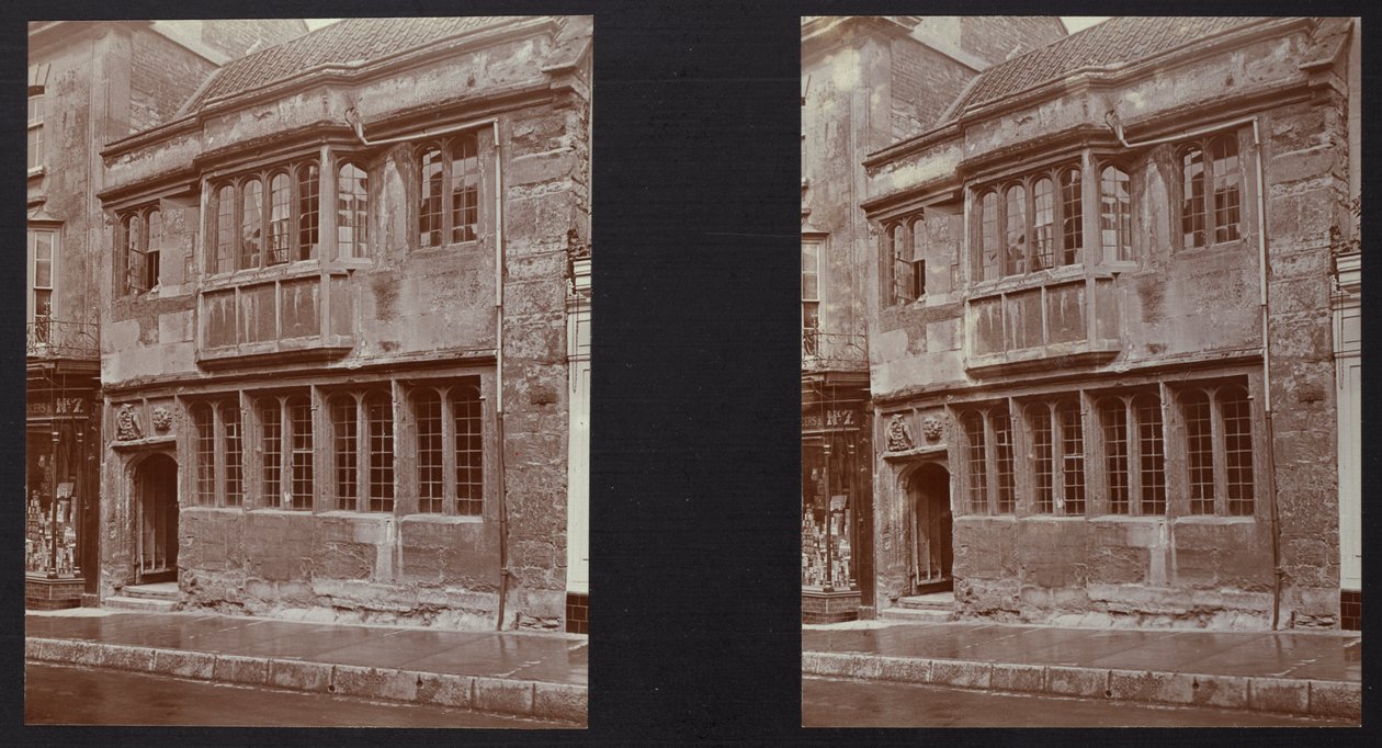 Tribunal House, High Street, Glastonbury, Mendip, Somerset, 1913. od Walter Edward Zehetmayr