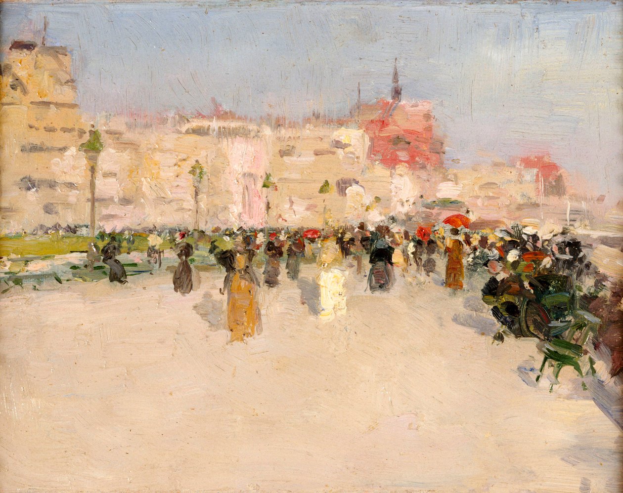 Přímořská promenáda, kolem roku 1891 od Walter Frederick Osborne