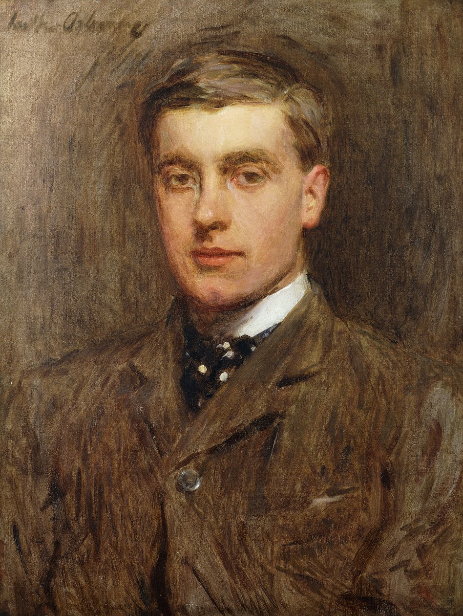 Portrét George Brooka, od Walter Frederick Osborne