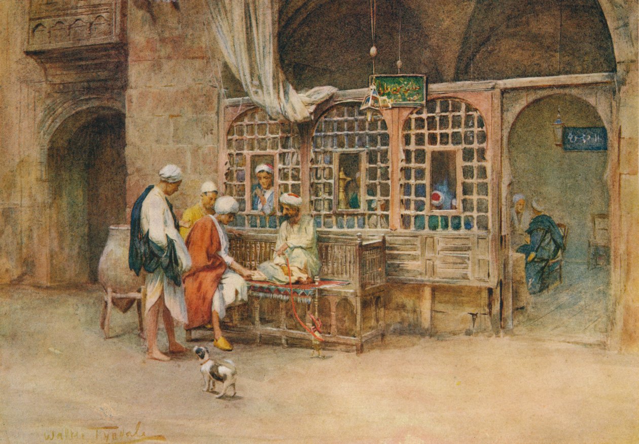 Kavárna A Cairene, c1905, 1912 od Walter Frederick Roofe Tyndale