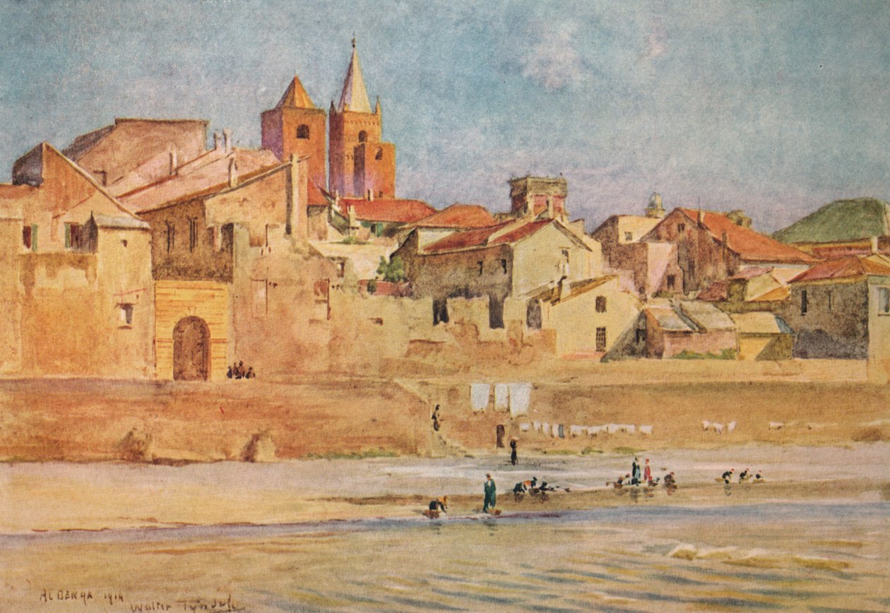 Albenga z Centy, c1910, 1912 od Walter Frederick Roofe Tyndale