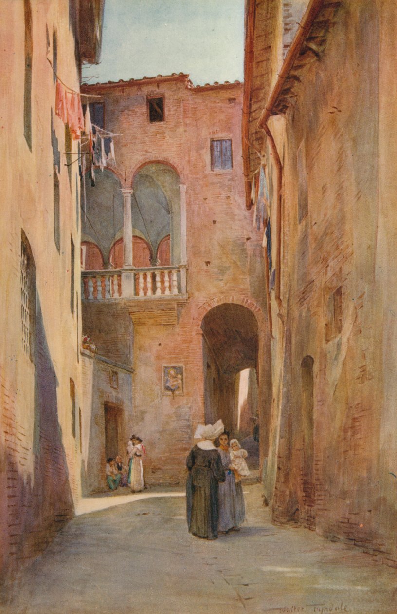 Dům Kateřiny ze Sieny, c1900 1913 od Walter Frederick Roofe Tyndale