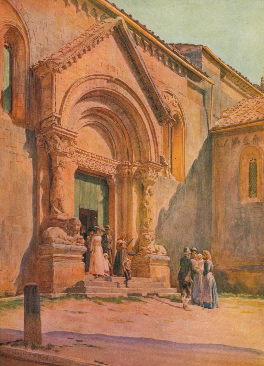 Porch of the Piece v San Quirico D