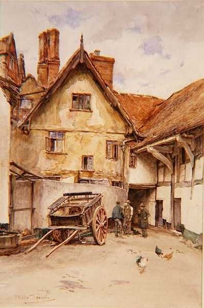 The Ship Inn, Shrewsbury od Walter Frederick Roofe Tyndale