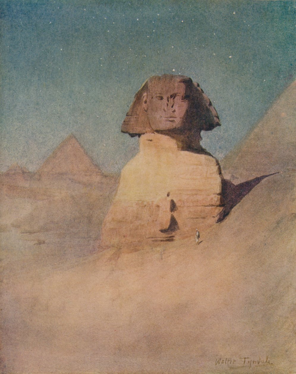 Sfinga za měsíčního svitu, c1905, 1912 od Walter Frederick Roofe Tyndale