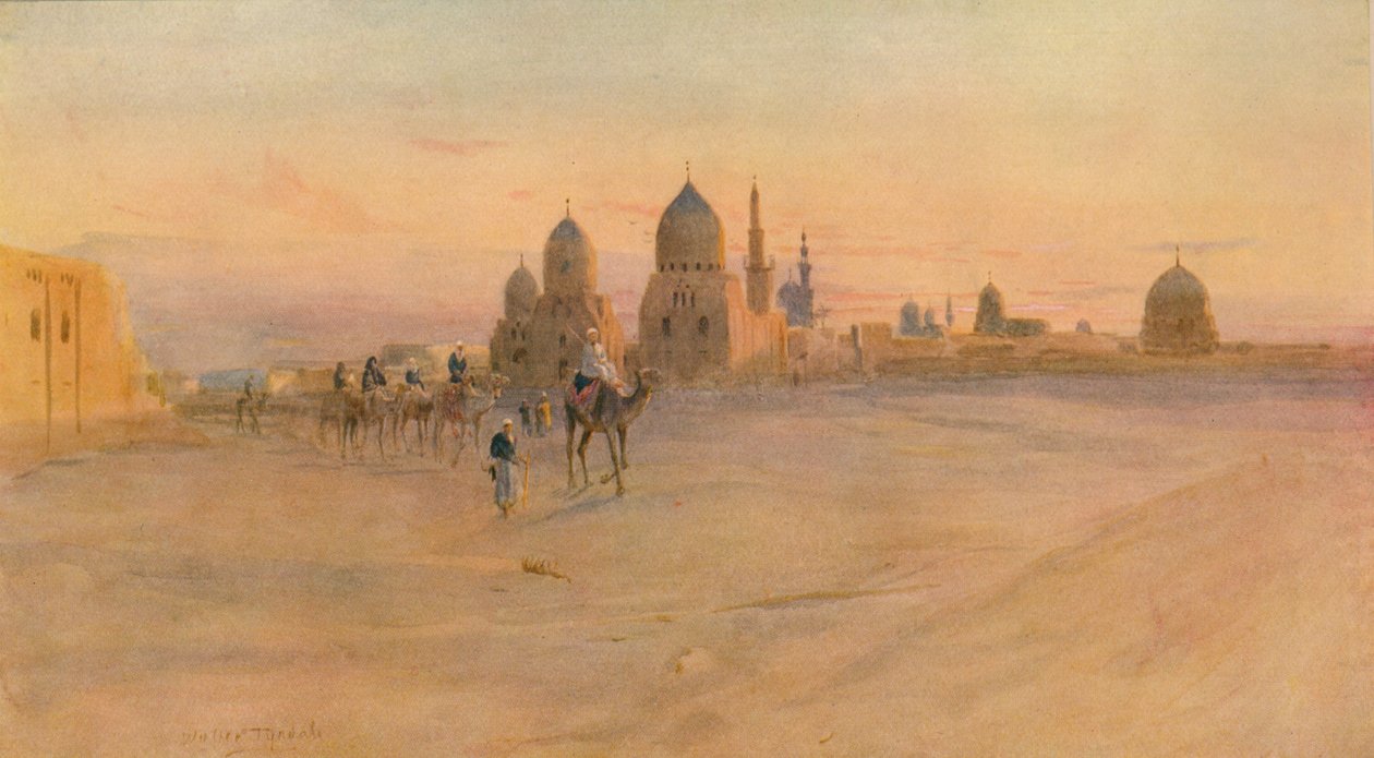 The Tombs of the Khalifs, c1905, 1912 od Walter Frederick Roofe Tyndale