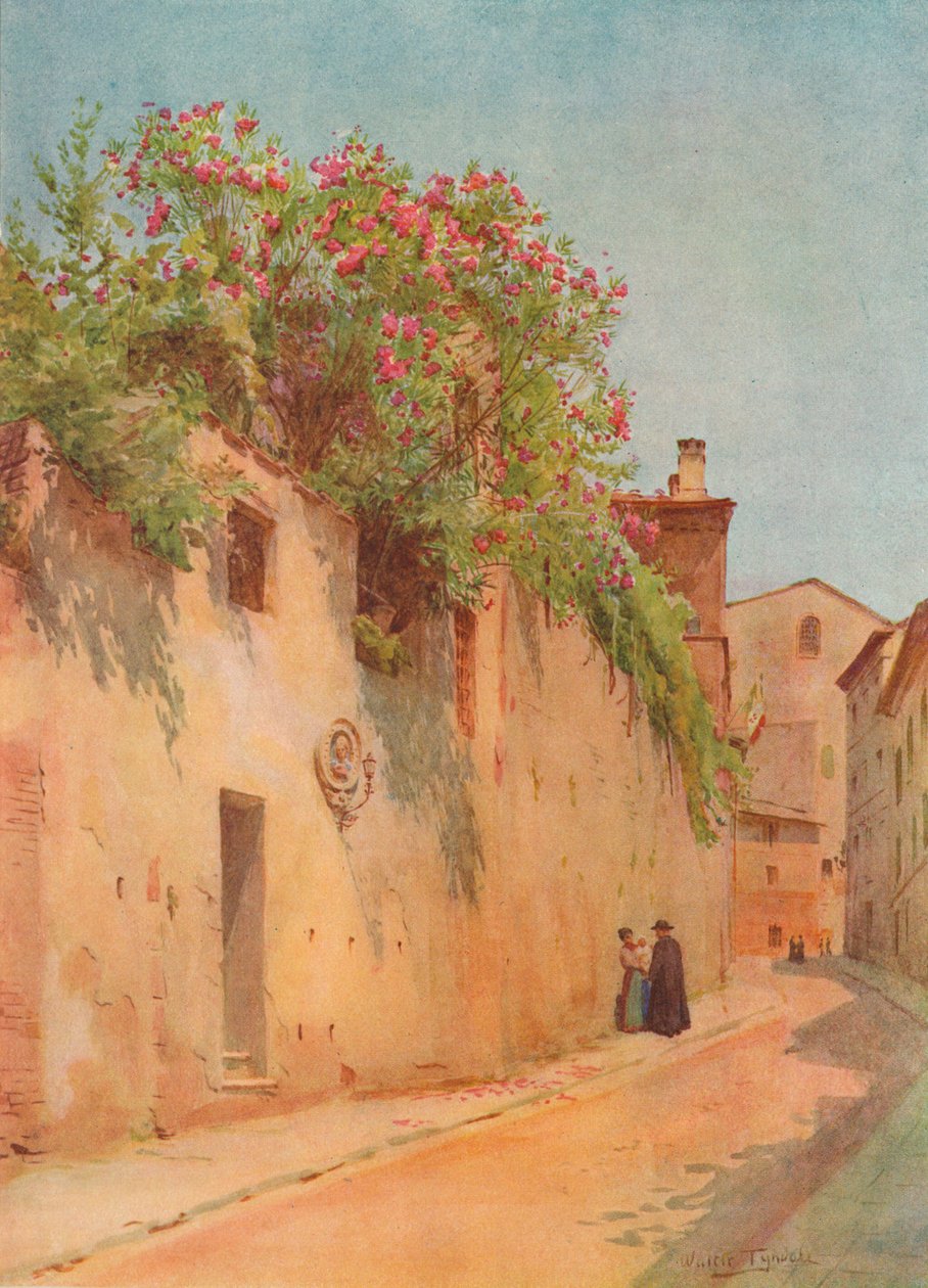 Via Delle Sperandie, Siena, c1900 1913 od Walter Frederick Roofe Tyndale