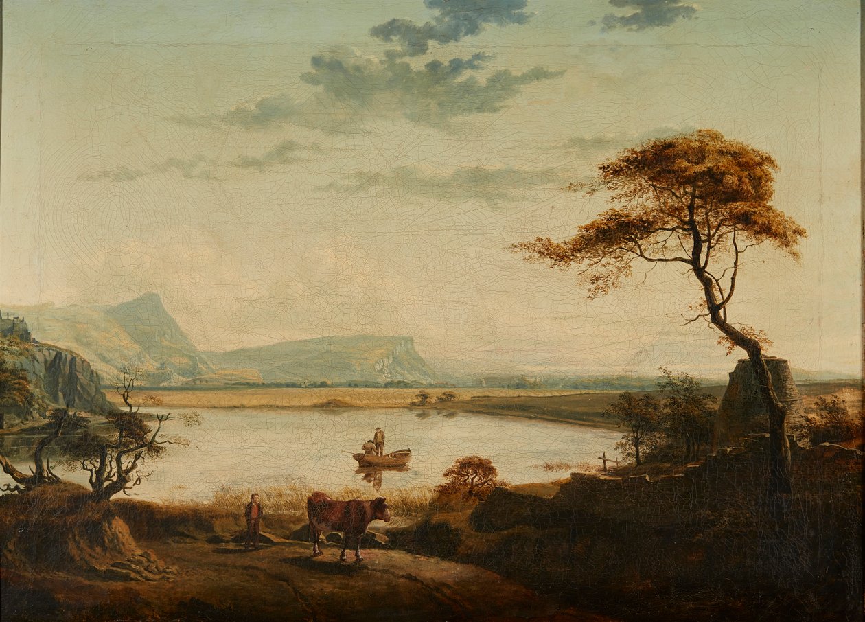 Edinburgh a Lochend Loch (olej na plátně) od Walter Geikie