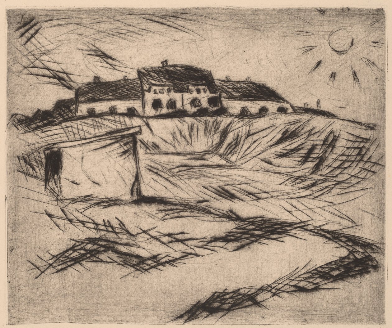 Kasárna Kasárna, 1916. od Walter Gramatte