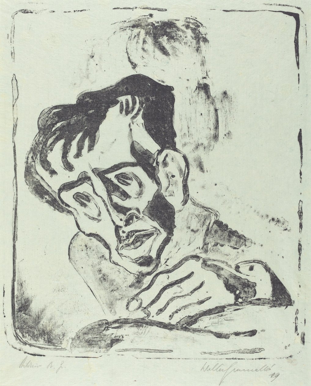 portrét dr Skvělé, 1919. od Walter Gramatte