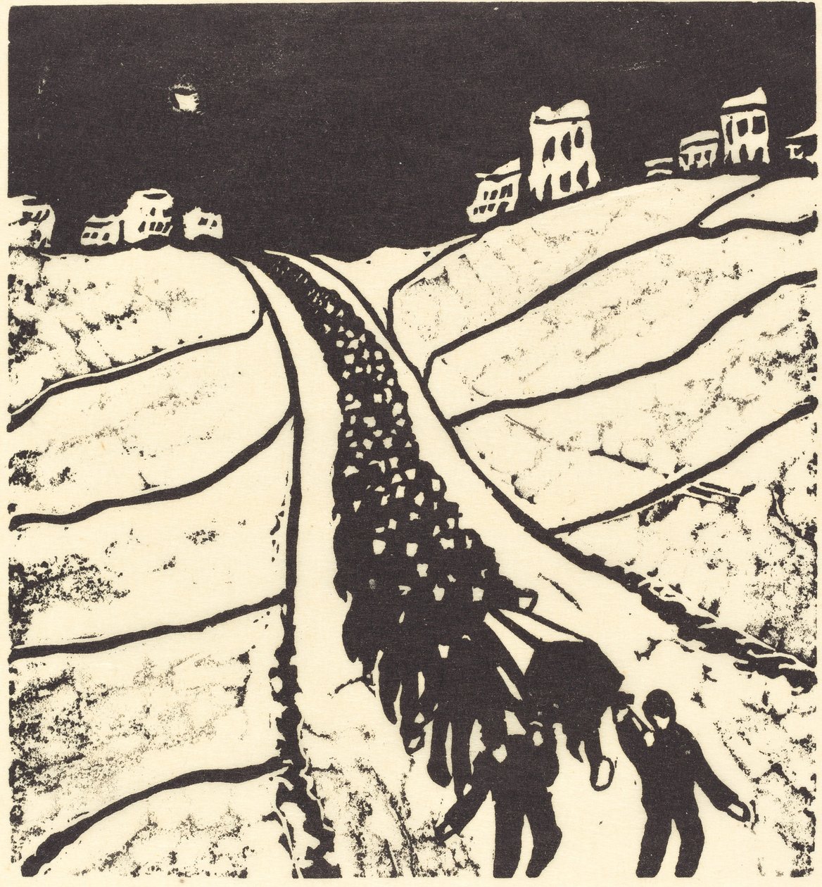 Pohřební pohřeb, 1916. od Walter Gramatte