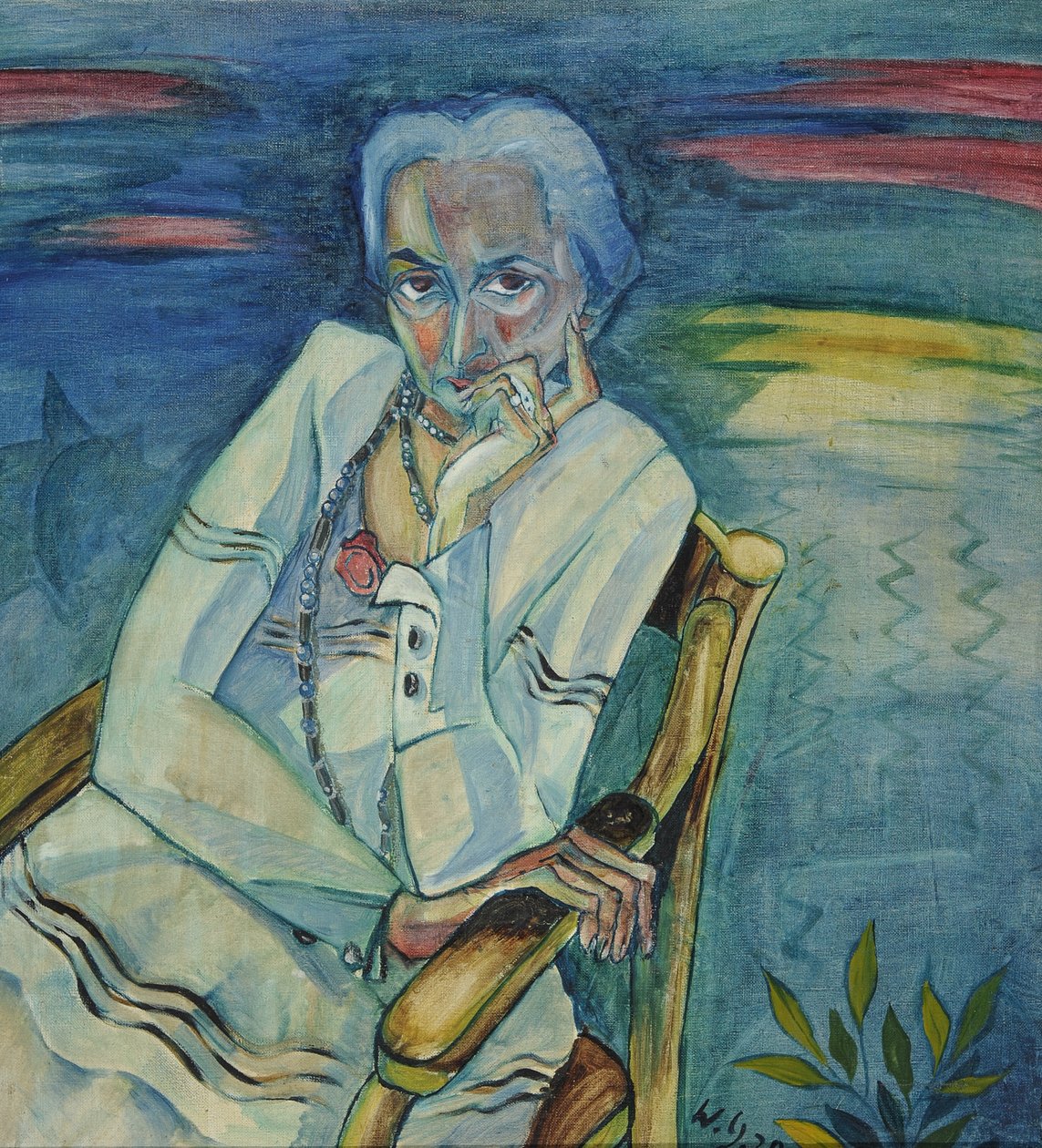 Portrét Rosy Schapire od Walter Gramatte
