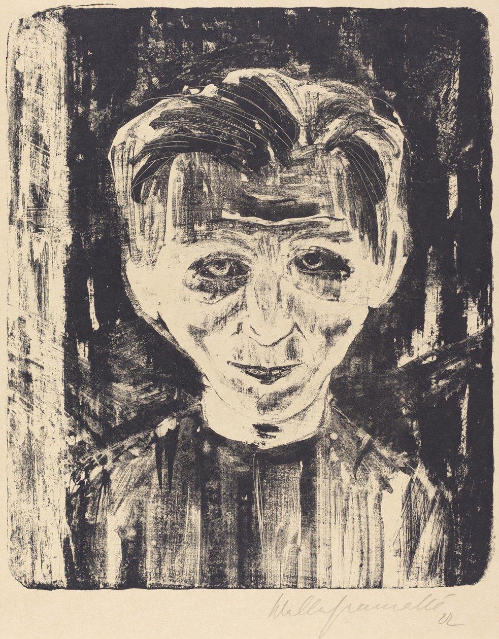 Autoportrét, 1922. od Walter Gramatte