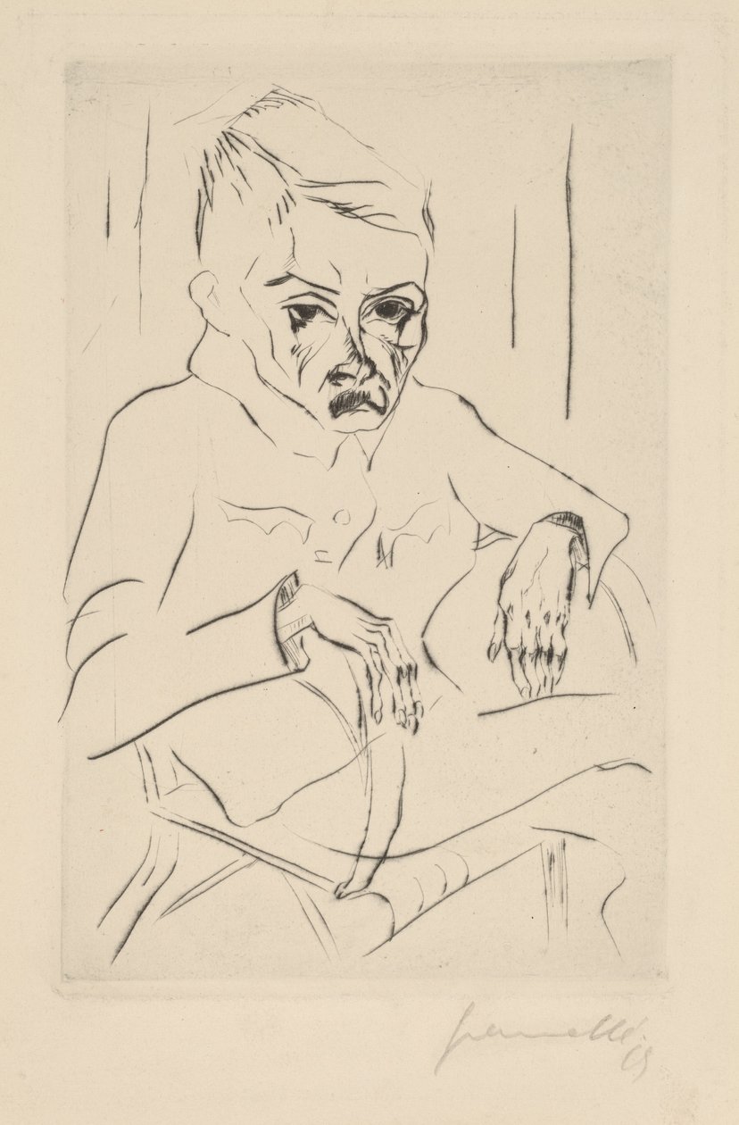 Unavený voják I, 1919. od Walter Gramatte