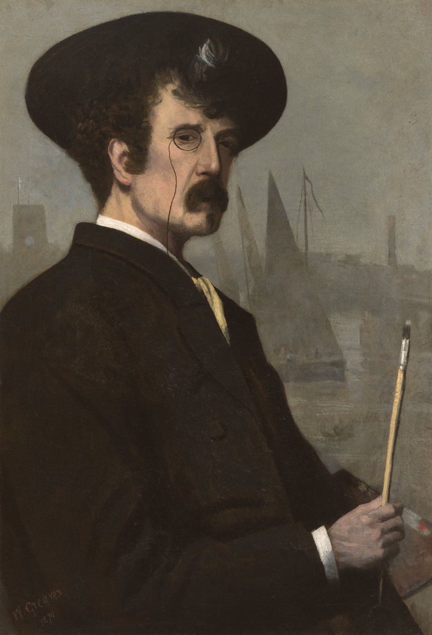 James Abbott McNeill Whistler (1834-1903) 1870 (olej na plátně) od Walter Greaves