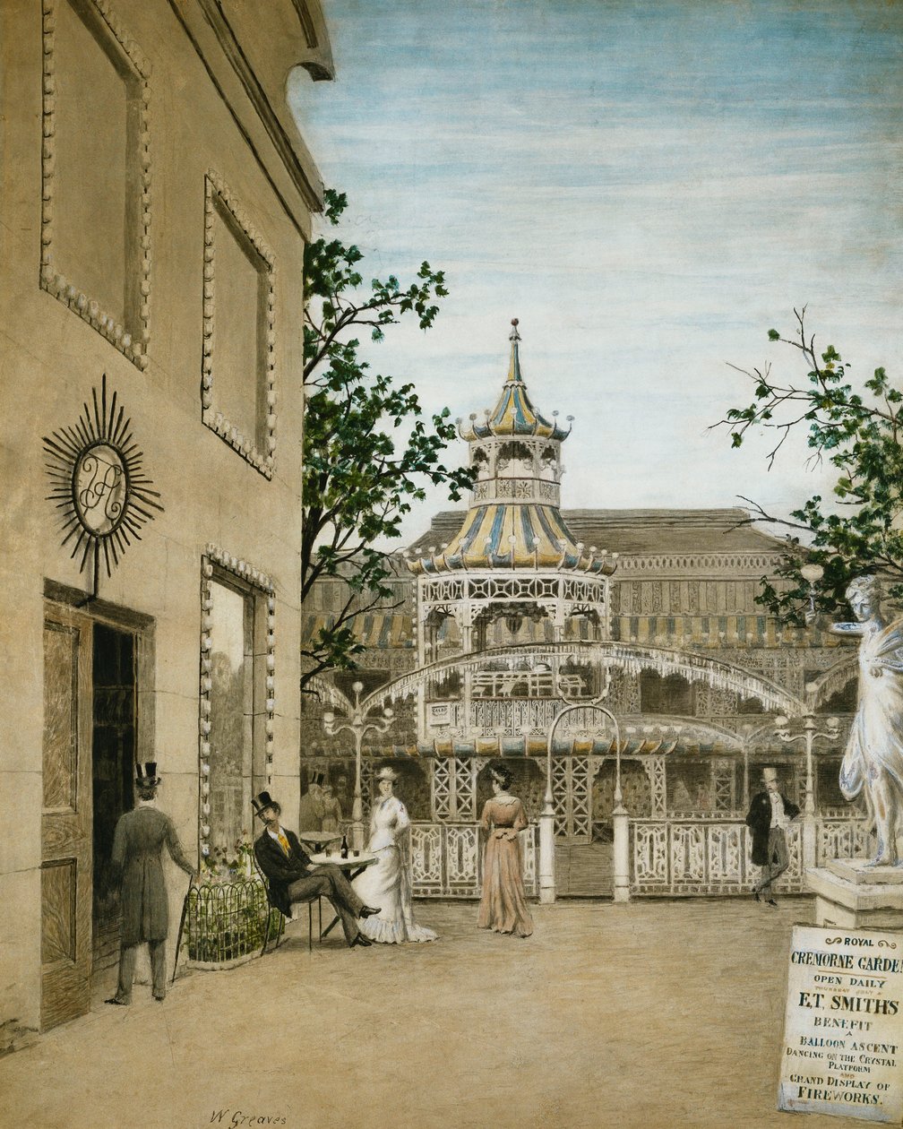 James McNeill Whistler v Cremorne Gardens, Chelsea, od Walter Greaves