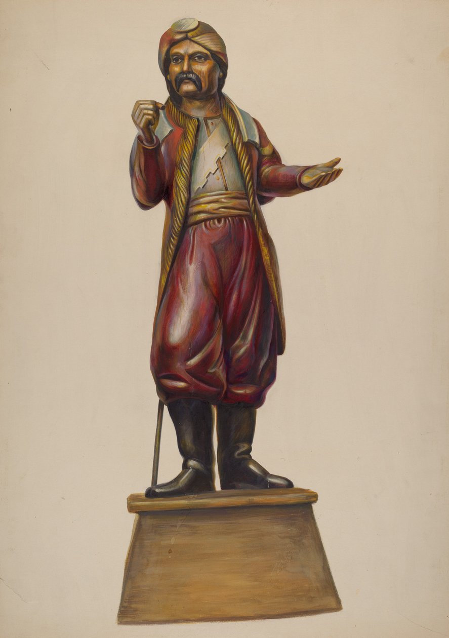 Figurka obchodu s doutníky, c. 1937. od Walter Hochstrasser