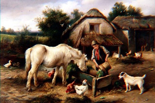 Devonshire Farm Yard od Walter Hunt