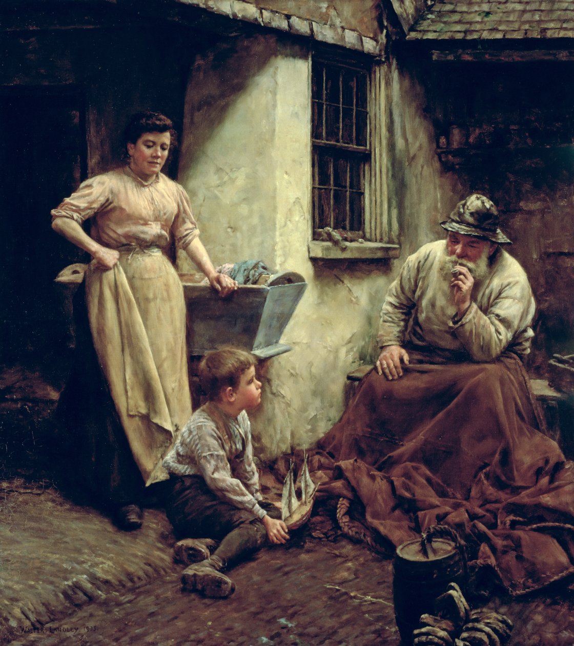 Starý čip od Walter Langley
