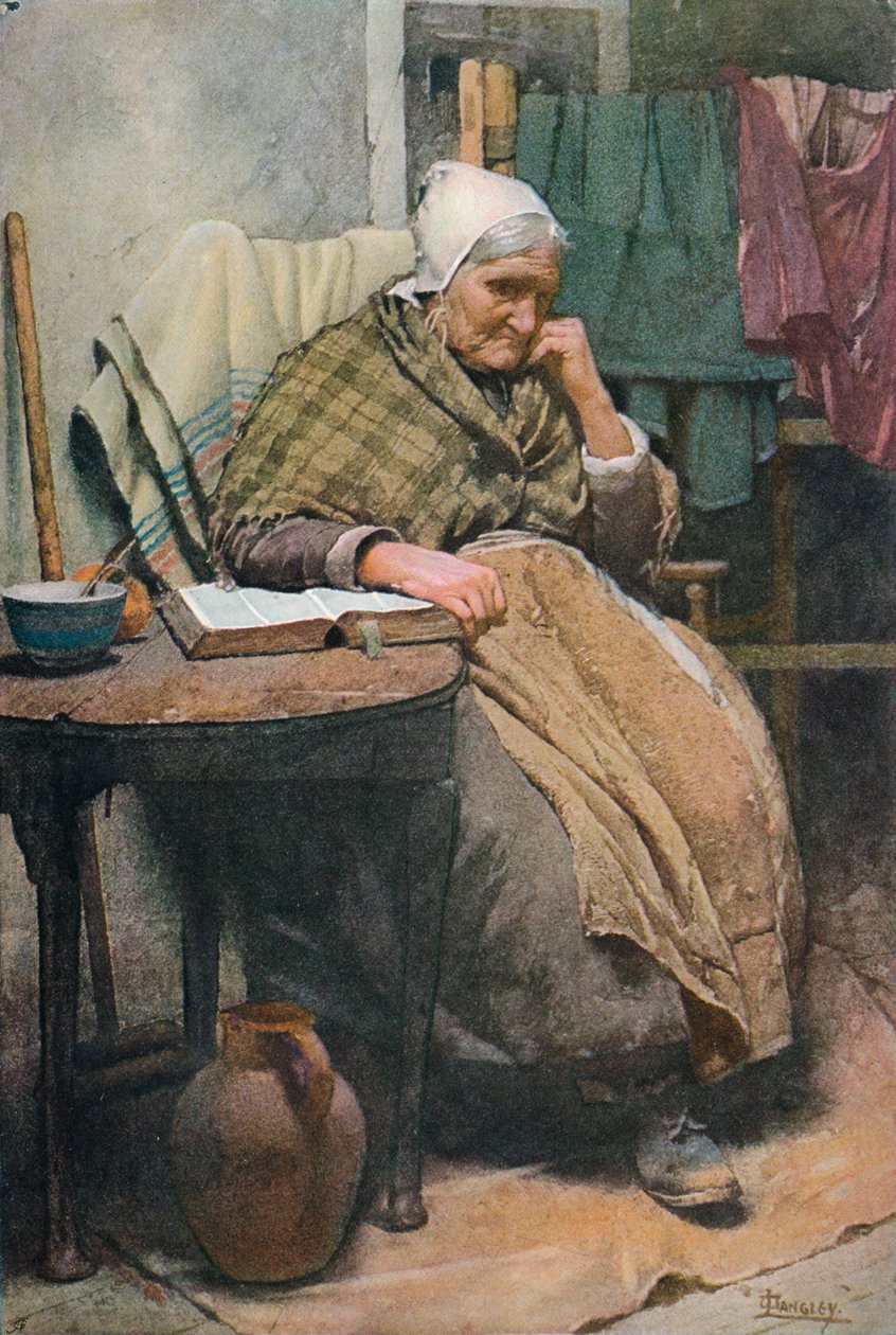 Stará cornwallská žena, c1880, 1906. od Walter Langley