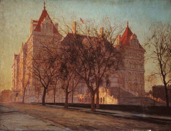 State Building, Albany, stát New York od Walter Launt Palmer