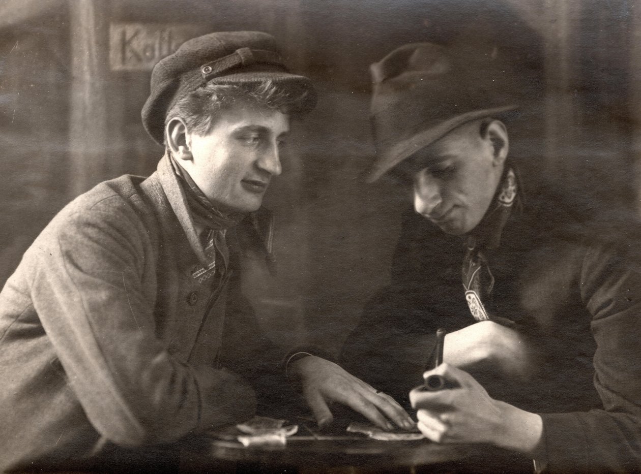 Felix Bressart a Walter Limot ve filmu Tragédie v dole od Walter Limot