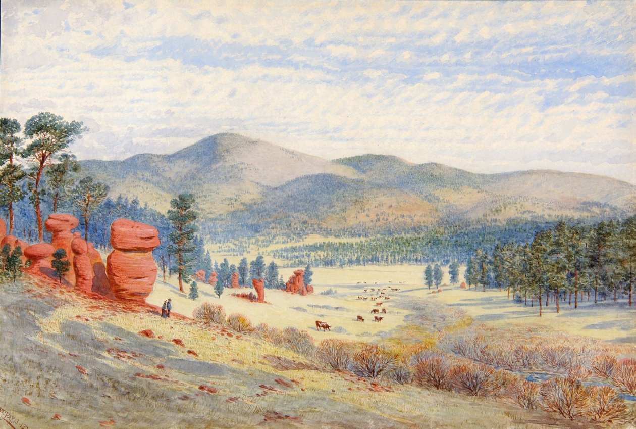 V Monument Park, Colorado, 1874. od Walter Paris