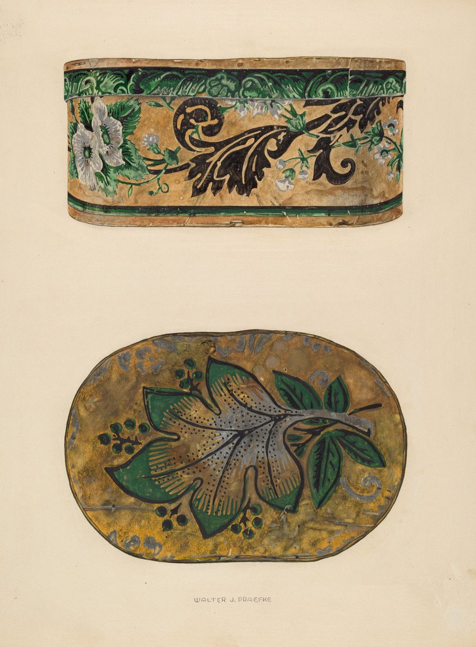 Box na klobouky, c. 1937. od Walter Praefke