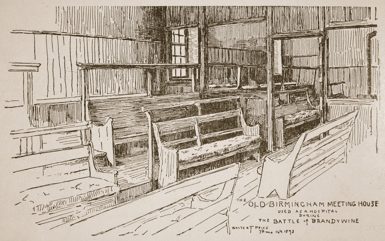 Starý birminghamský dům setkávání, 1893 od Walter Price