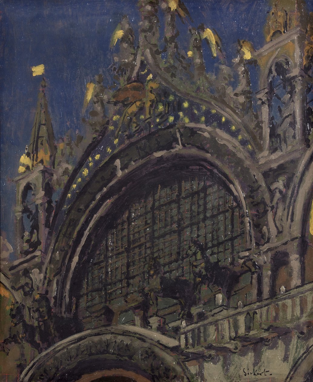 Koně svatého Marka, Benátky od Walter Richard Sickert