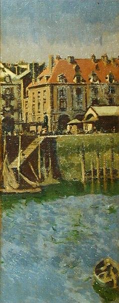 La Darse (Vnitřní přístav) Dieppe od Walter Richard Sickert