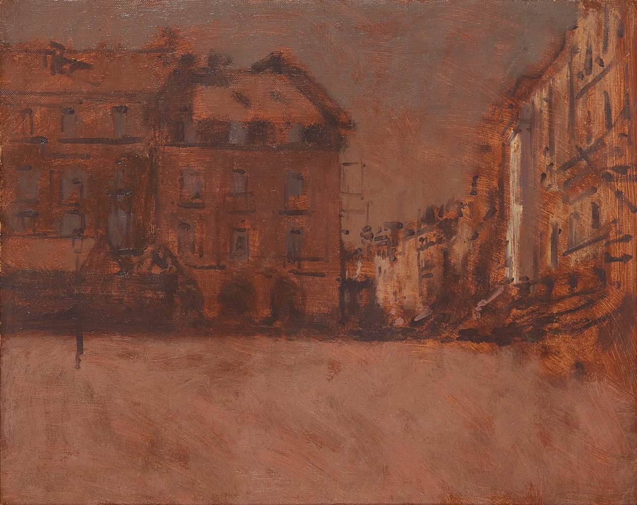 La Grande Rue, Dieppe (olej na plátně) od Walter Richard Sickert