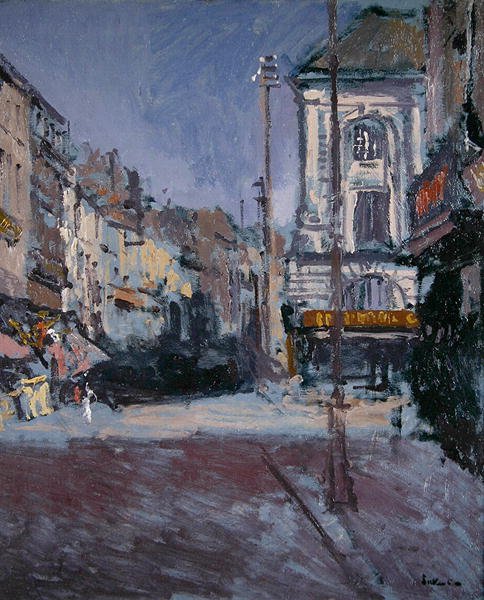 La Grande Rue, Dieppe, kolem roku 1900 (olej na plátně) od Walter Richard Sickert