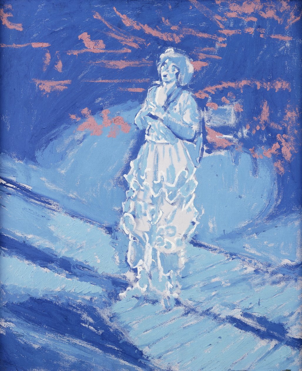 Slečna Hilda Glyder na pódiu, od Walter Richard Sickert