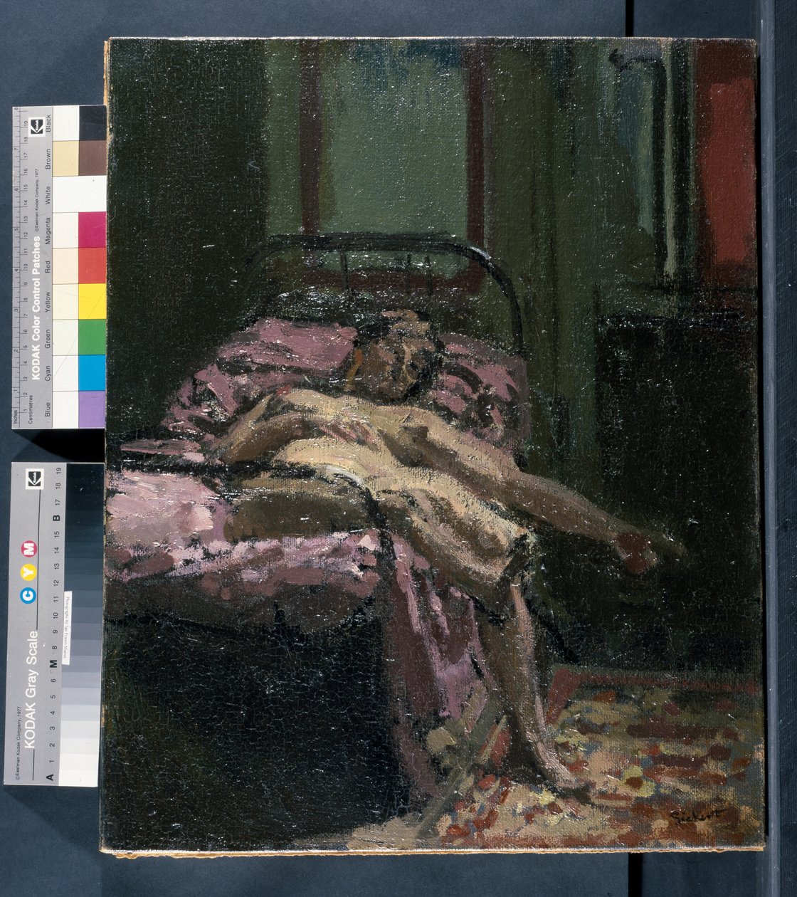 Akt na posteli od Walter Richard Sickert