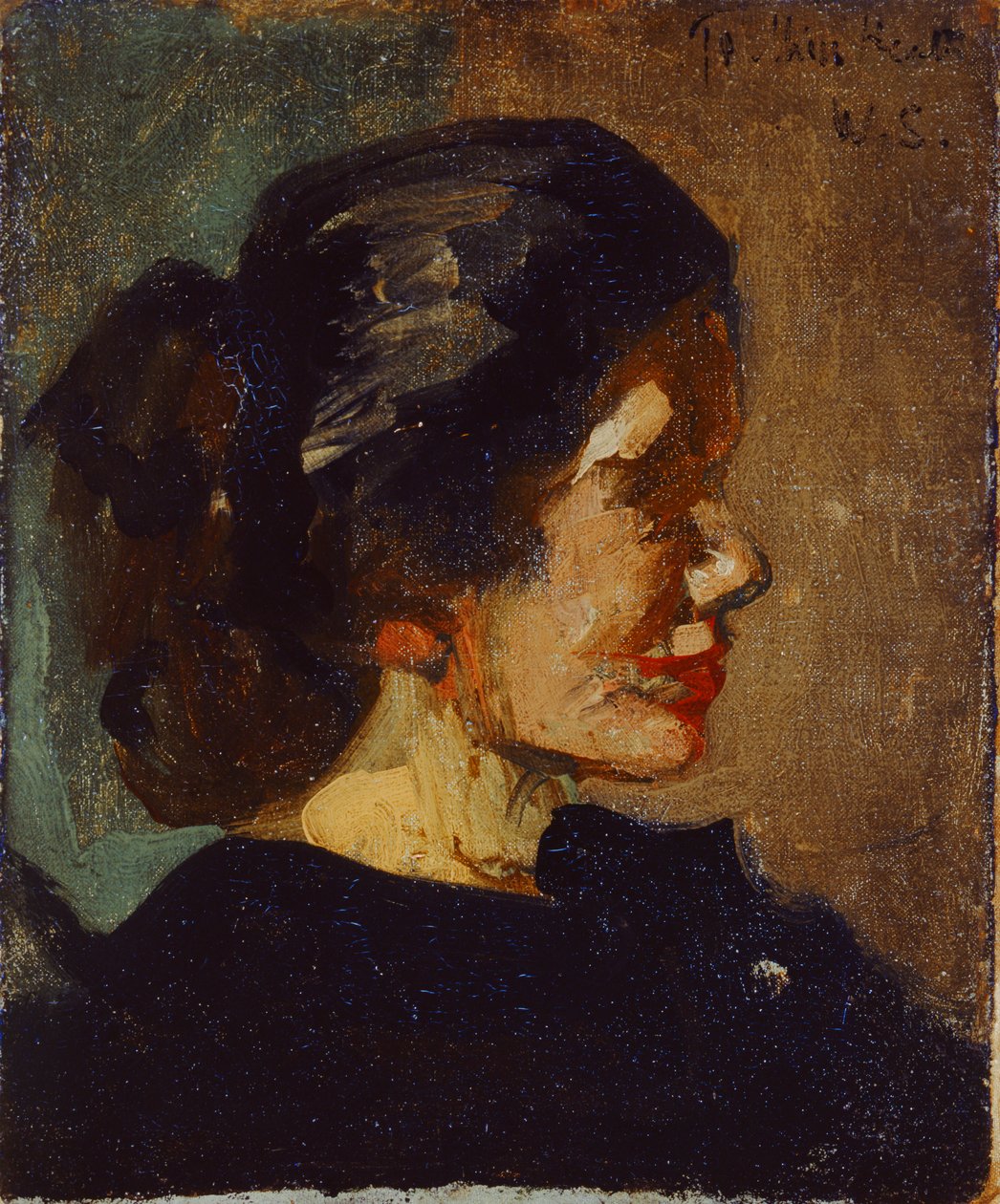Portrét Ellen Heath (olej na plátně) od Walter Richard Sickert