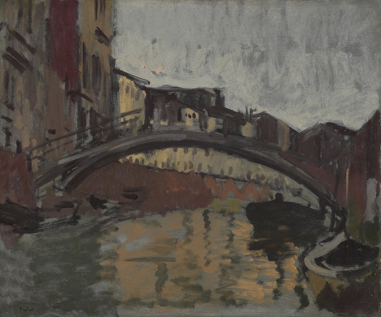 San Trovaso, Benátky, kolem roku 1904 od Walter Richard Sickert