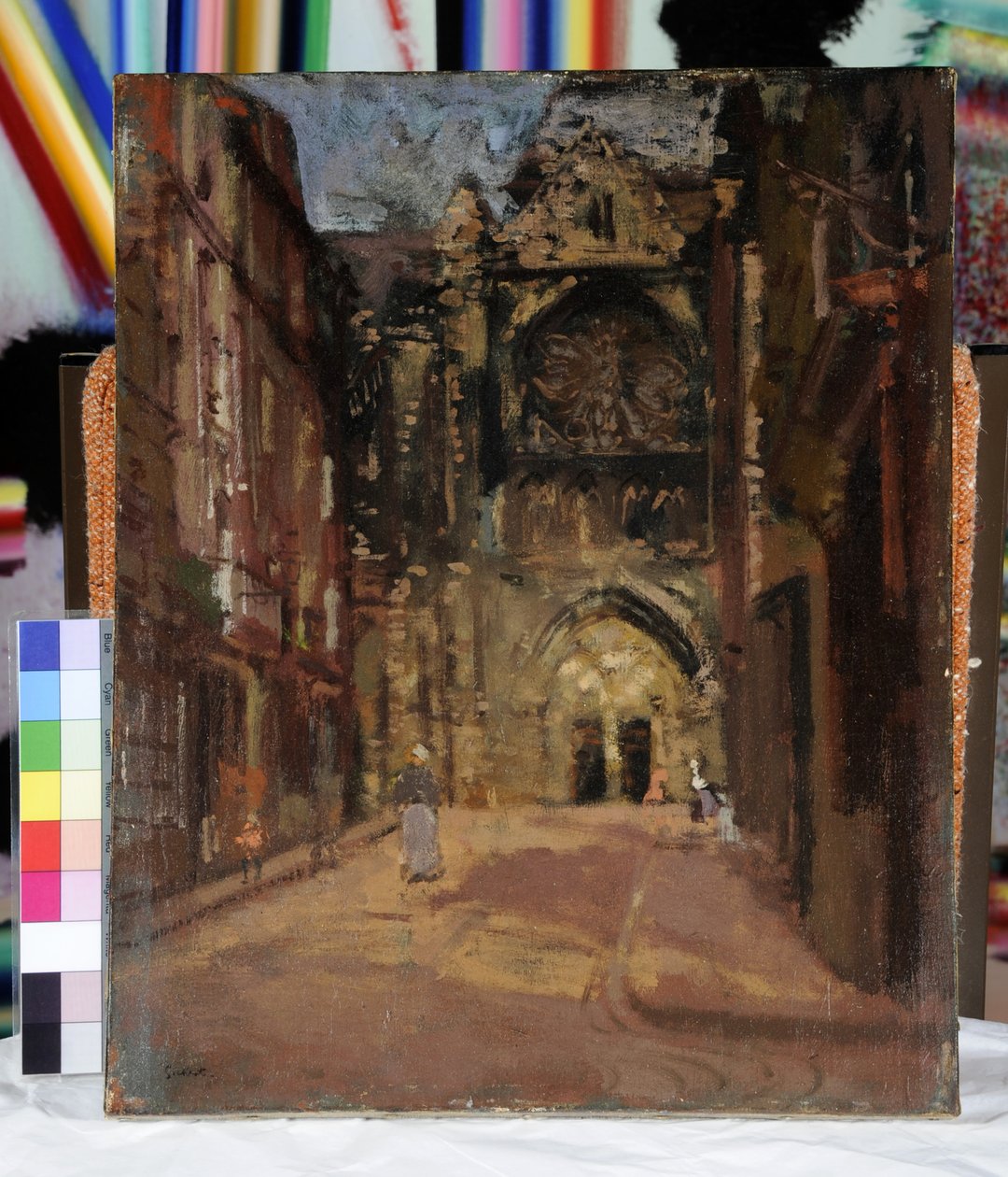 St Jacques, Dieppe, Francie, kolem roku 1900 (olej na plátně) od Walter Richard Sickert