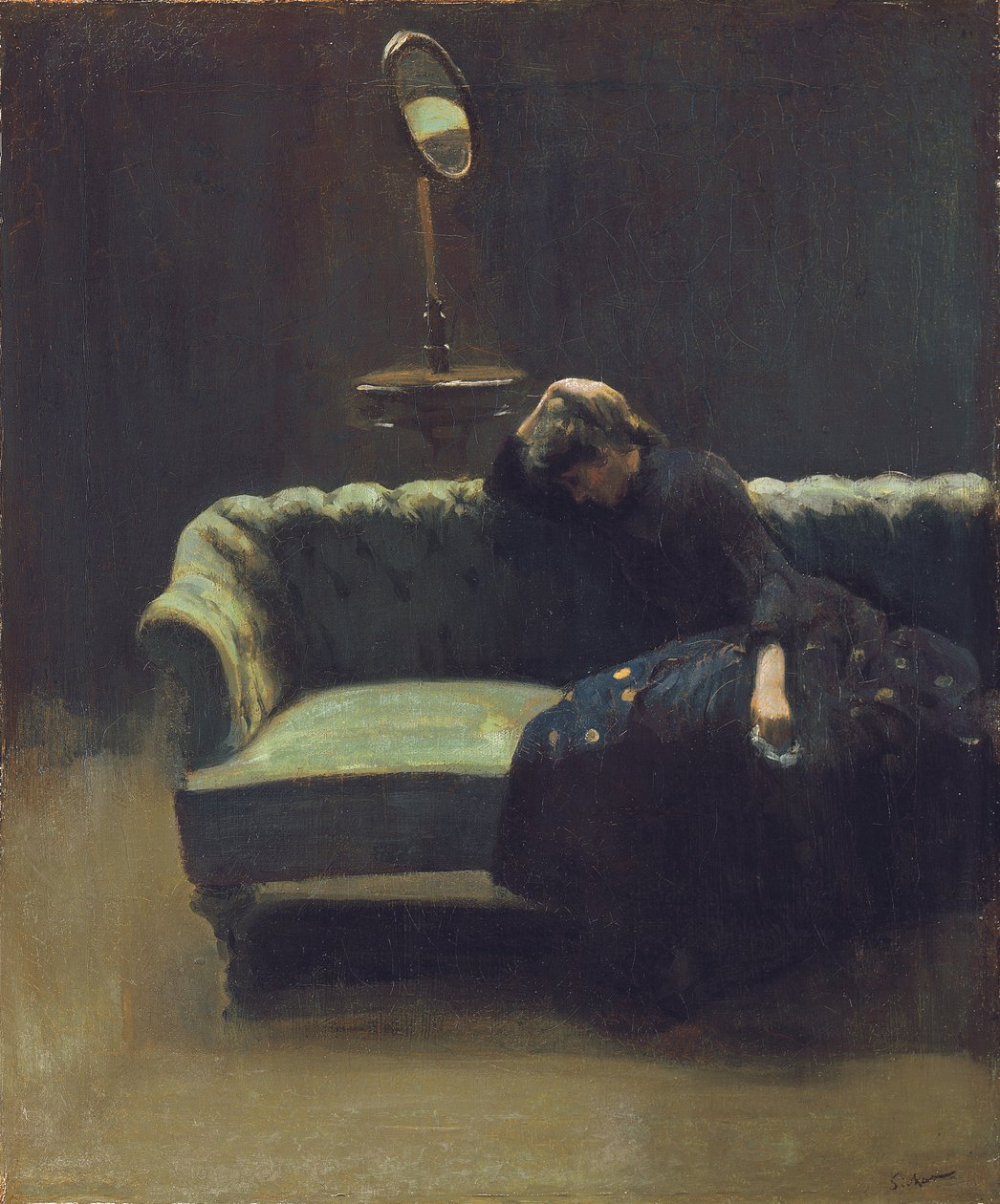 Herecký manažer nebo zkouška: Konec zákona, c.1885-6 od Walter Richard Sickert
