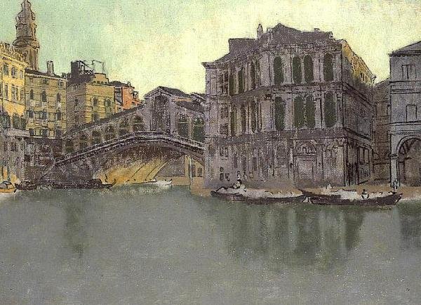 Canal Grande a Rialto, Benátky, c.1895-96 od Walter Richard Sickert