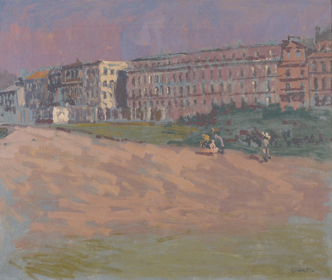 Hotel Royal, Dieppe, asi 1900-01 (olej na plátně) od Walter Richard Sickert